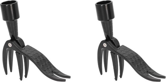 2 Pcs Draagbare Aluminium Legering Trekker - Staande Trekker - Handmatige Trekker - Onkruid Verwijderingsgereedschap van Merkloos	