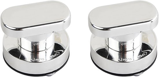 2 Pcs Suction Cup Deurhendel - Douchehendels voor Ouderen - Ladehendel - Douchedeurknop - Badkamer Wandhandgreep - Kast Deurhandgrepen - Zuignap voor Lade - Keuken - Deur van Aihontai