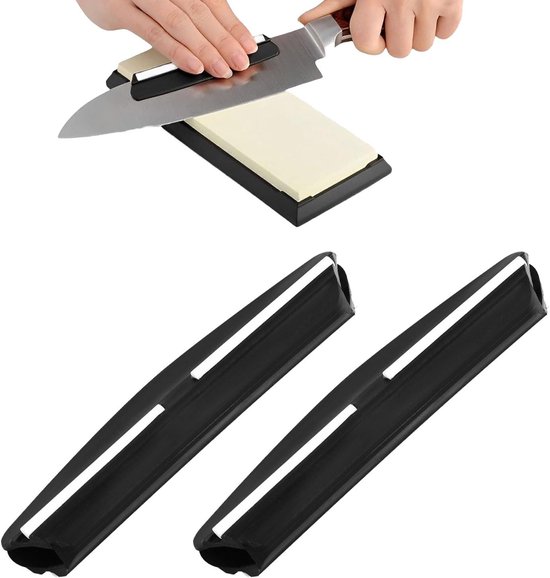 2 pieces slijphoekhulp - messen slijpen - 15 graden - beginners - hoekgeleiding - houder voor slijpen op slijpstenen voor beginners van Warthog