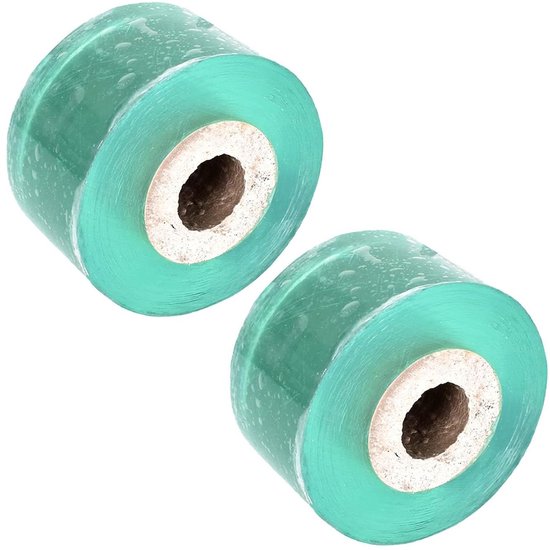 2 rollen tuin-enttape, zelfklevende enttape, entfolie voor bloemisten, transparante enttape, rekbare tape voor planten, bloemen/fruitbomen (100 m/rol, 3 cm breed) van Merkloos	