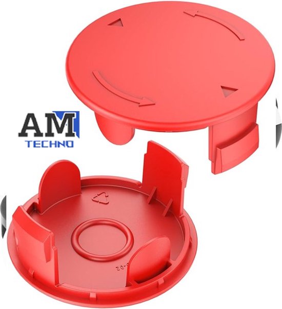 2 Stks Grastrimmer Spoel Dop, Vervanging Spoel Cover geschikt voor Bosch ART 24, ART 27, ART 30, Grastrimmer Advanced GrassCut36, ART 30-36 LI, ART24+, ART27+, ART30+ van NRIVE