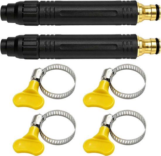 2 Stks Hoge Druk Auto Waterpistool Sproeier, Krachtige Hoge Druk Pistool Voor Auto Reiniging, Waterkanon Voor Watergeven Planten & Groenten, Met Booster hogedruk water pistool