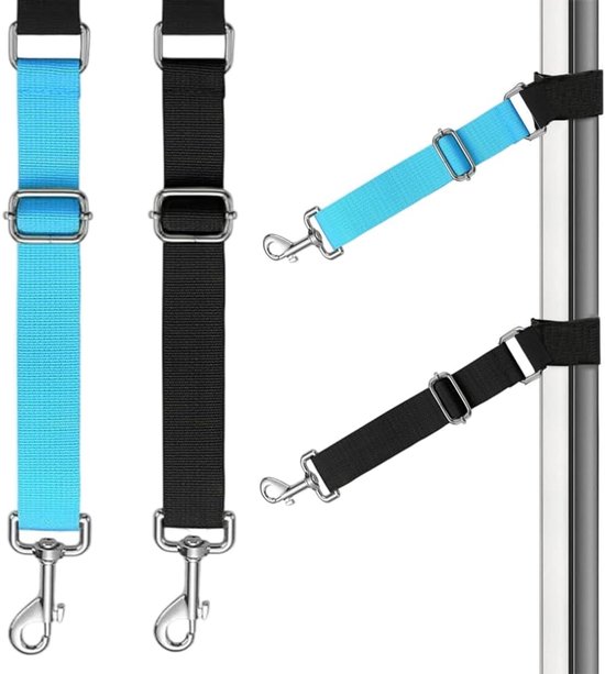 2 STKS Hondenverzorging Loops Riemen - Verstelbare Pet Haar Snijlijn - Honden Katten Baden Verzorging Trimmen en Onderhoud van Merkloos	