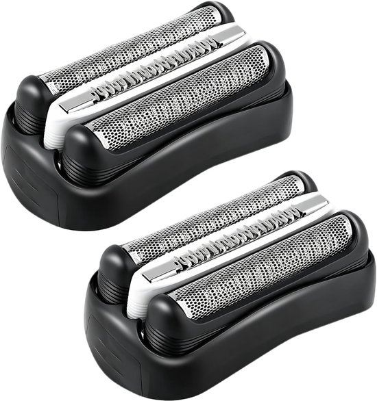 2 stuks 32B scheerkoppen compatibel met Braun S3, elektrische scheerkop voor serie 3 3010S 3020S 3030S 3040S 3050CC 3080S, met Brraaun Series 3 scheerkop.