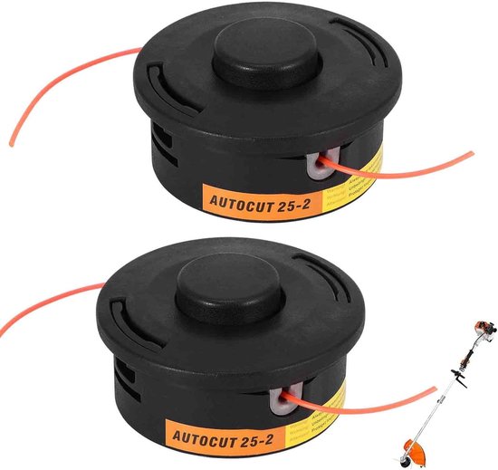 2 stuks Autocut 25-2 maaikoppen M10x1,0 – Voor Stihl FS44 FS55 FS80 FS83 FS85 FS86 FS88 FS90 FS110 FS130