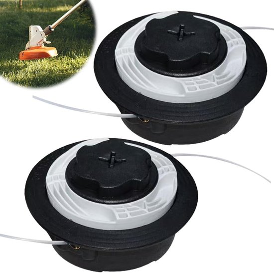 2 stuks AutoCut C6-2 bosmaaierkop geschikt voor Stihl FS38 FS40 FS50 FSE81, Autocut C6-2 trimmerkop, accessoires geschikt voor trimmerkoppen, bosmaaierkop