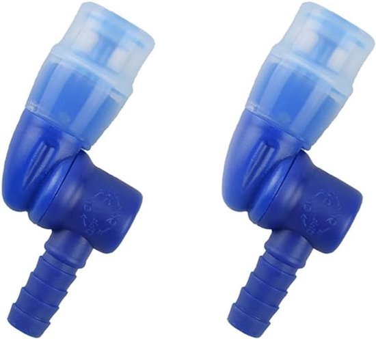 2 stuks bijtventiel - lekvrije sport waterzakmondstuk - met aan-uitschakelaar en deksel - voor de meeste hydratatieverpakkingsblaas - drinkaccessoires - outdoor benodigdheden