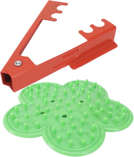 2 Stuks Doorn Verwijderaar Tool Set voor Rozen en Bloemen - Professionele Steel Snijder van Merkloos	