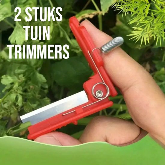 2 Stuks Duimmessen Rood - Tuinplanten Snoeien & Groente Trimmer - Tuingereedschap van BellLys