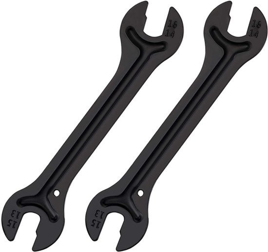 2 stuks fietsnaafsleutels, dubbele open moersleutel, fietskegelsleutel, regelaar, pedaalsleutel, fietsreparatiegereedschap, accessoires