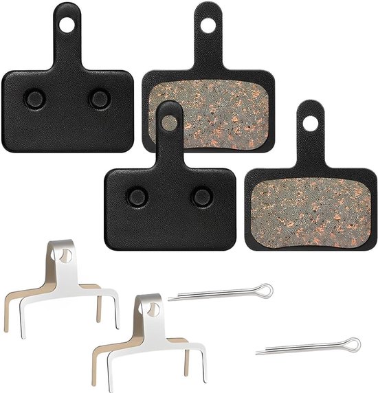 2 stuks fietsschijfremblokken, geschikt voor Tektro Shimano TRP Deore Br-M575 B01s Mt200 M525 M515 T615 T675 M505 M495 M486 M485, mountainbike MTB e-bike remblokken vervanging