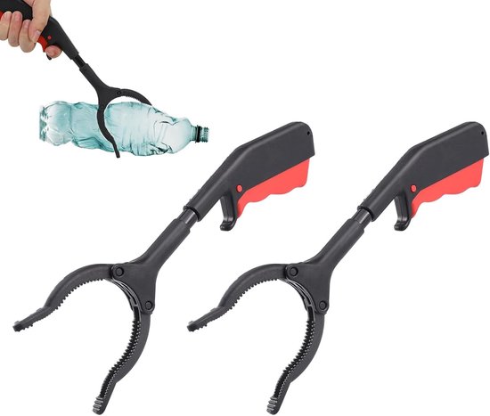 2 Stuks Garbage Gripper - Afval Pliers - Grijper voor Kinderen - 12 Inch Grijper voor Senioren - Afvalverzamel Tangen voor Tuin Recycling - Korte Afval Tangen voor Tuin en Tuinwerk van MelonBoat