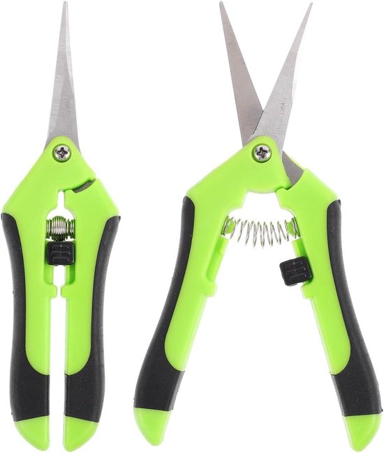 2 stuks handsnoeischaar takkenschaar plantenschaar - gereedschap voor bloemen en bomen - ergonomisch design van Merkloos	