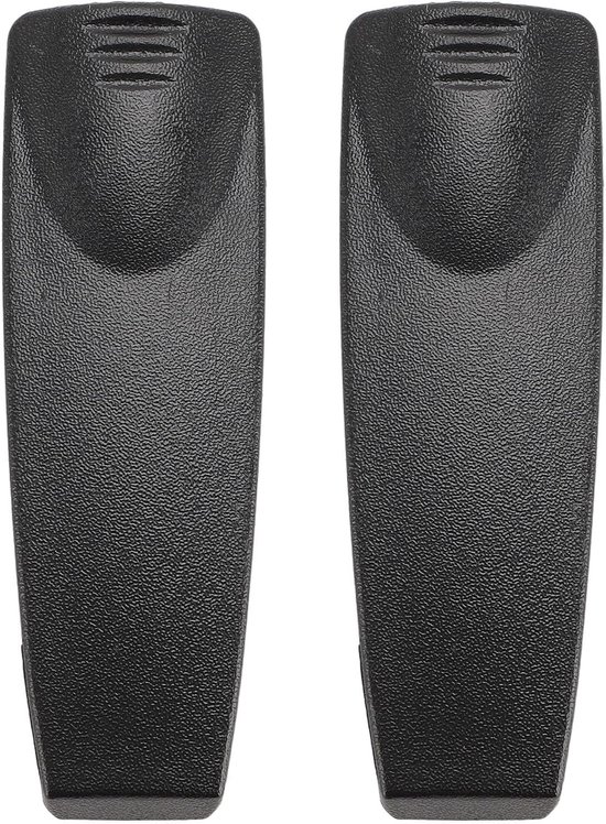 2 stuks Heavy Duty riemclip voor hamradio - radio-riemclip compatibel met STP8000 STP8038 STP8035 STP8040 STP9000 (zwart) van Merkloos	