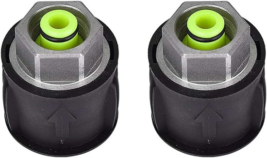 2 stuks hogedruksnelmontage voor pistool- en hogedrukreinigerslangconnectoradapters