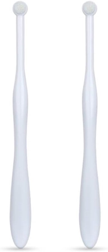 2 stuks hondentandenborstel - zachte hondentanden reinigingsborstel met microborstelkop - voor katten - kittens - kleine honden - puppy's - mondverzorging - tandheelkundige zorg van Merkloos	