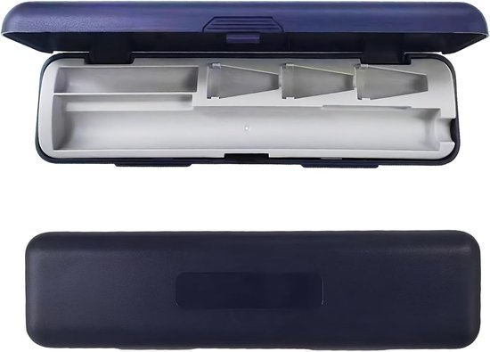 2 stuks Insulinepen tas, draagbaar etui voor insulinepen, diabetici-tas, insulinepen en naaldbox-organisator, ontworpen voor diabetici om uit te gaan, 19 x 5 x 2,5 cm (Saffierblauw)