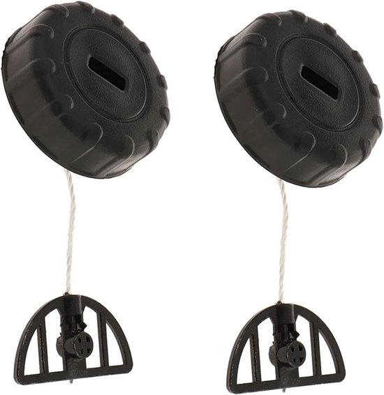 2 stuks kunststof oliedoppen – Voor kettingzaag MS180 MS170 MS018 MS017 van Merkloos	