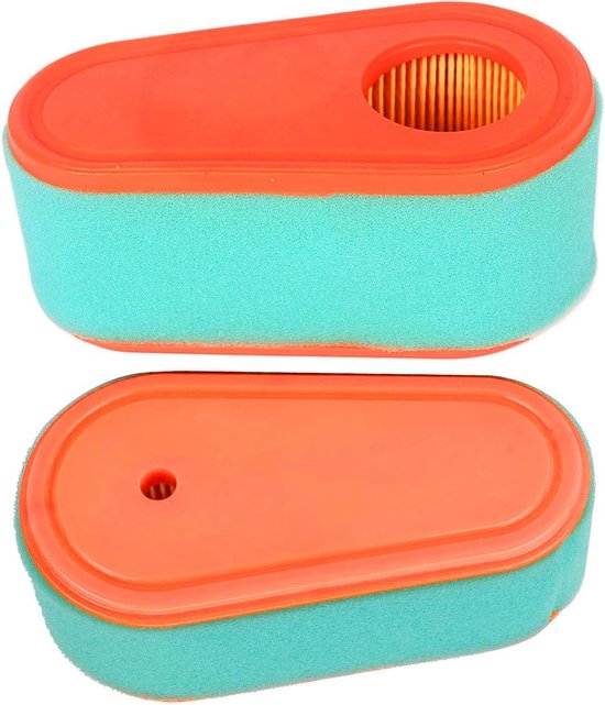 2 stuks Luchtfilter - geschikt voor Briggs & Stratton DOV 700 grasmaaiermotor - Vervangt #790388 792038 - met voorfilter van Merkloos	