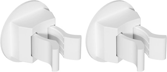 2 Stuks Muur Opknoping Mop Klem Houder - Ruimtebesparende Bezem Organisator voor Keuken en Badkamer, Ideaal voor Schoonmaak en Opslag