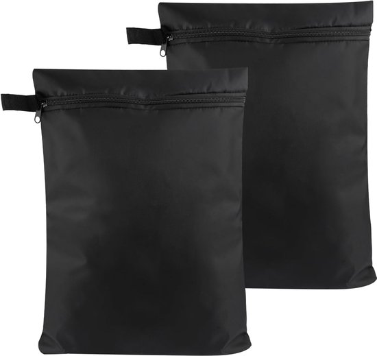 2 Stuks Natte Zakken - 39.5×27.5cm Natte Vuile Waszak met Ritssluiting - Waterdicht Natte Kleding Organizer voor Badpak en Sportkleding van Vicloon