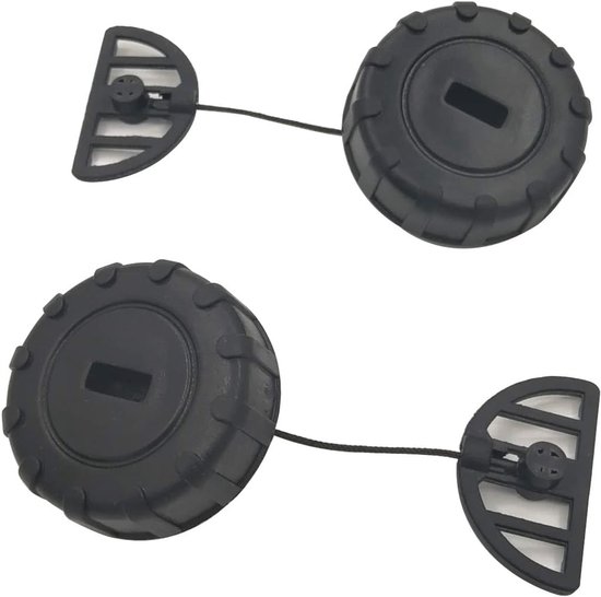2 stuks tankdoppen geschikt geschikt voor Stihl 017 018 MS170 MS180 benzine kettingzaag van Merkloos	