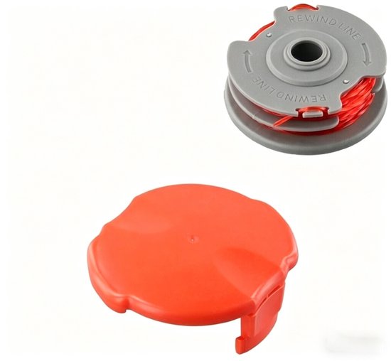 2 Stuks - trimmerdraad -draadspoelen - draadspoelen grastri.mer- Geschikt Voor FLYMO - Geschikt Voor Vervangt spoelen uit de FLYMO FLY021/FLY0060 -onderdelen voor grasmaaiers - 1spoelen en één dop