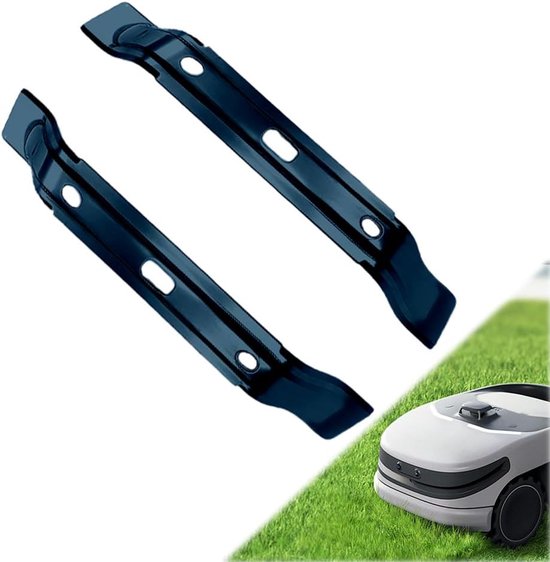 2 stuks Vervangingsmessen - 20 cm - geschikt voor Stihl iMOW RMI 422, 422 P, 422 PC-serie robotmaaiers - ZWART - Vervangend maaiblad voor robotmaaier van Merkloos	