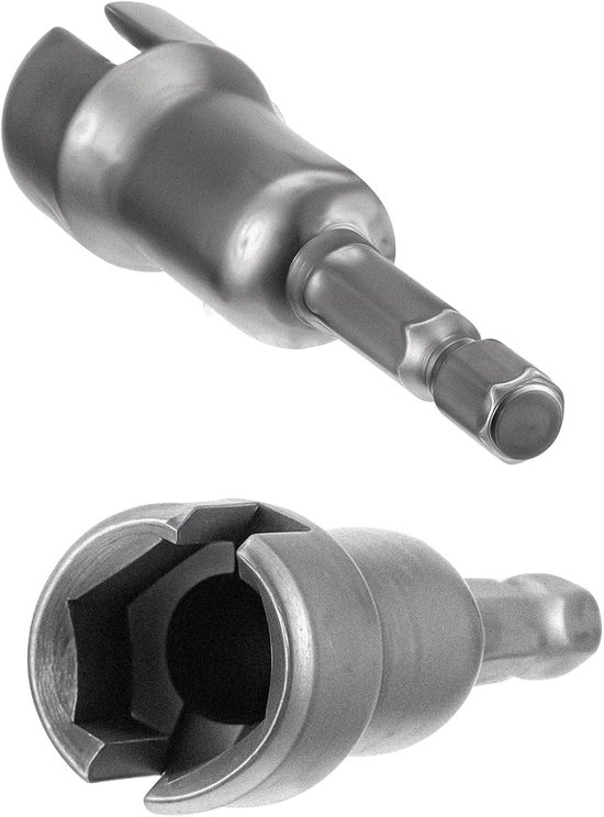 2 stuks zeskantige schacht, moersleutel, staal met hoog koolstofgehalte vleugelmoer, 1/4 inch haakschroevendraaier, dopsleutelgereedschap voor paneelmoeren, schroeven, oog C haak van Utoolmart