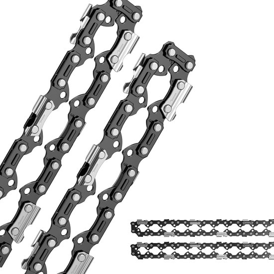 2 Verpakkingskettingen voor Kettingzaag 3/8LP 56 Schakels 1.3mm 40cm 16 Inch van Merkloos	