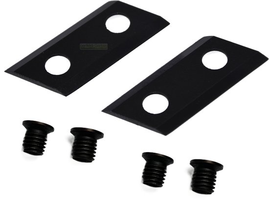 2 x 7,8 cm mes voor versnipperaar / houtversnipperaar voor Parkside PMH 2400 C3 / 13900241