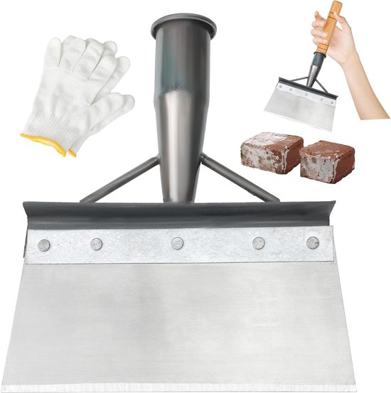 20 cm Garden Tool Weed Remover - Multifunctional Shovel for Weeding, Cleaning, Planting, Fertilizing, Snow Shoveling, Thawing van Merkloos	