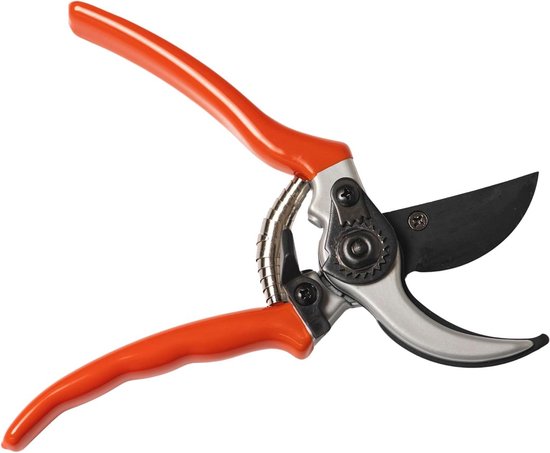 20 cm snoeischaar met scheermesscherp lemmet van SK5-staal - antislip en ergonomische handgrepen - lichtgewicht en ergonomisch - bypassschaar van Floranica
