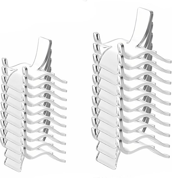20 stuks transparante acryl displayhouders acryl presentatiestandset kunststof display 5 cm en 3,8 cm grootte voor steen edelstenen kristallen medailles minerale agaat rock
