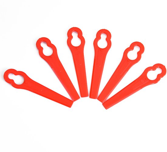 24 stuks L85 12*7 Reserve messen - 85 mm - rood van Merkloos	