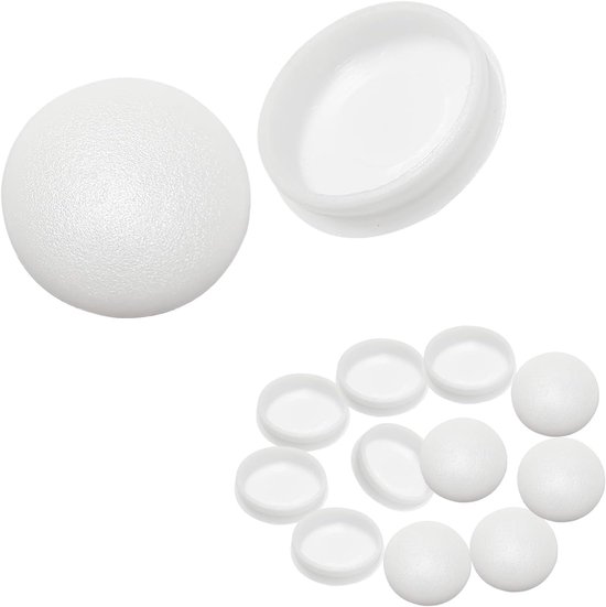 25 stuks afdekkingen - rond gat - kunststof doppen - witte meubelgatafdekking - beschermkap voor boorgaten - 18 mm - meubelbescherming - boorgatafwerking van Merkloos	