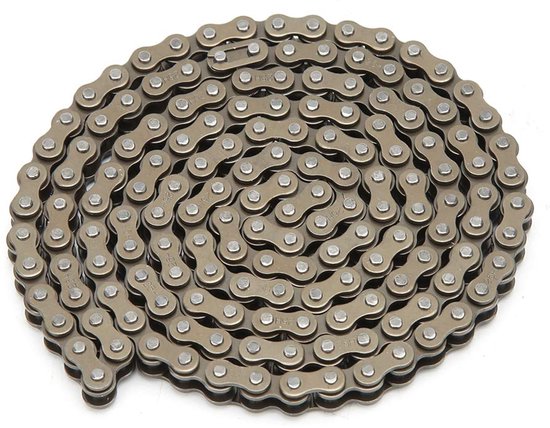 25H 158Links Rvs Ketting Vervanging voor Pocket Bike - Mini Quad - ATV - Scooter van Merkloos	