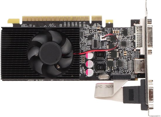 2GB Grafische Kaart - Low-profile Pc-GPU - PCIe 2.0 X16 - DirectX11-ondersteuning - VGA DVI I HDMI-ondersteuning van Merkloos	