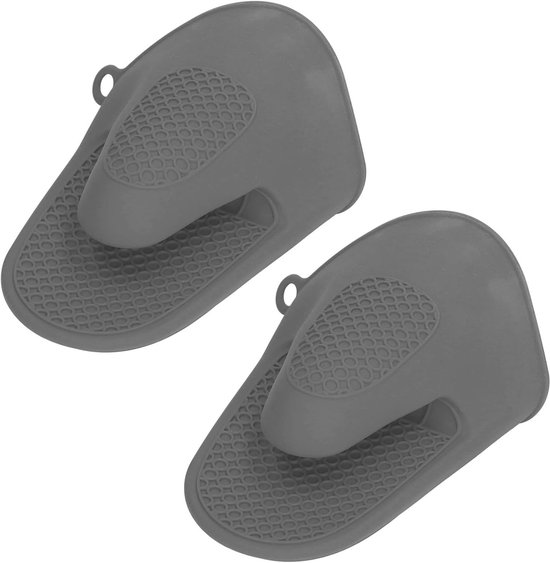 2Pcs Oven Mitts for Kitchen Heat Resistant Oven Gloves, Mini Silicone Thickened Anti Burns Cooking Pinch Mitts Kitchen Mitt Pair Protect Hands, Cooking Baking BBQ (A) van Merkloos	