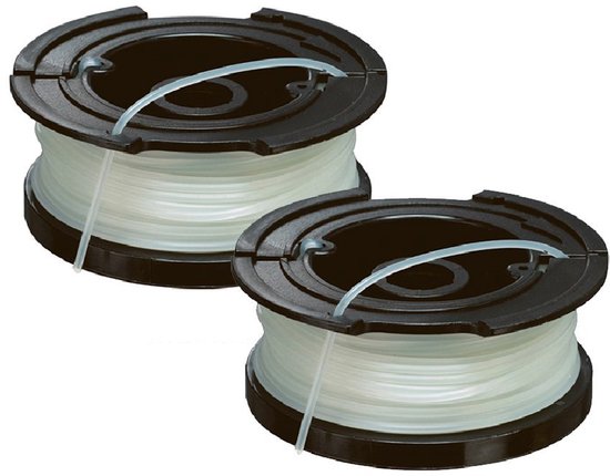 2st - geschikt voor Black & Decker - spoelklos spoel met draad spoeldraad draadspoel trimdraad trimmerdraad grastrimmer kantenmaaier van Onbekend.