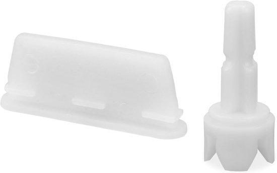 2st Vervangende Delen Compatibel met Baby Brezza FRP0046 Formula Pro Advanced, As Stam & Siliciumkraper (Bevestigt Aan de Vergrendelende Deksel) van Merkloos	