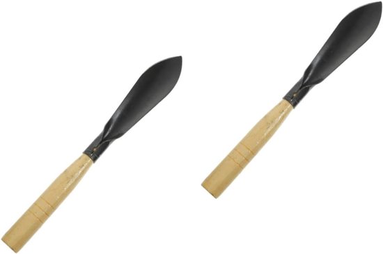 2stuks Handgereedschap Tuinschepje Ergonomisch Houten Handvat Duurzaam Tuinwerk Voor Planten Groenten Voor Tuinen Boomgaarden Gazons van Merkloos	