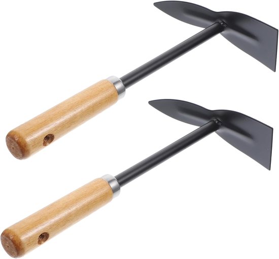 2stuks Tuinschepje Met Handvat Ergonomische Spade Voor Planten Verplanten Onkruid Wieden Duurzaam Tuingereedschap Voor Tuinen van Merkloos	