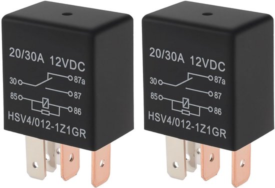 2x 12V 30A Waterdicht Relais 5-Pin voor Grasmaaier en Tractor - Vervanging voor 725-1648 & 925-1648