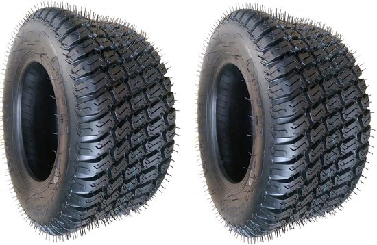 2x 15x6.00-6 Banden voor Zitmaaier en Sneeuwruimer - Profiel Gripstar WAVE van Merkloos	