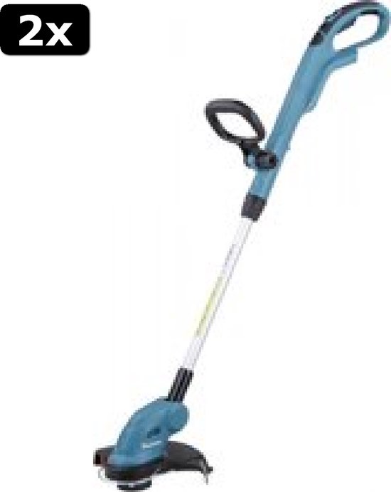 2x Makita 18V Accu DUR181Z trimmer Basic uitvoering - Losse Body (geleverd zonder accu en lader) van Makita