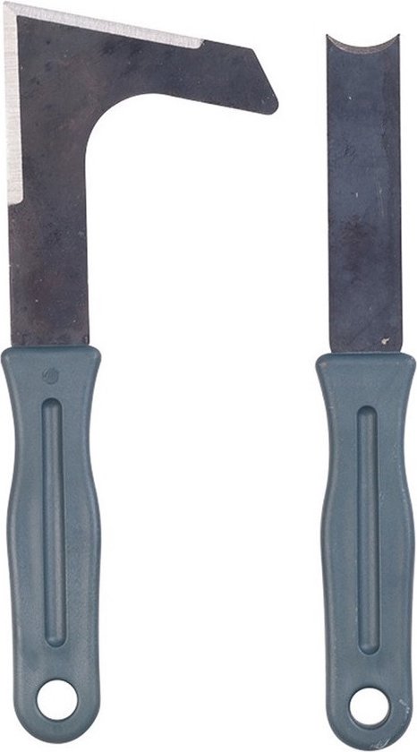 2x Onkruidkrabbers/voegenkrabbers 20 cm - Tuinieren gereedschap onkruid voegenmessen van Toolland