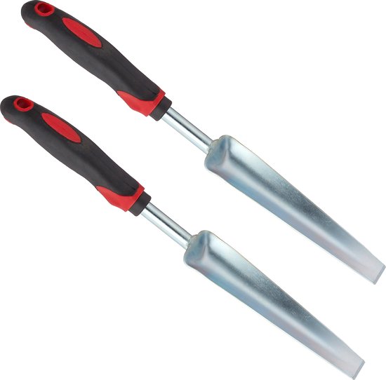 2x onkruidsteker - ergonomisch - onkruidverwijderaar - staal - 37.5 cm lang van FUXXER