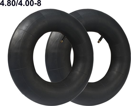 2x PD® - Binnenband 4.80/4.00-8 - Hoge Kwaliteit - Kruiwagenwiel - Recht ventiel - Binnenband Kruiwagen - Binnenbanden Bolderkar - Binnenband Steekwagen - Binnenband Skelter van Merkloos	