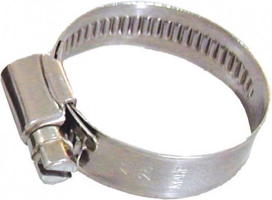2x RVS slangklem 30 - 45mm - (W2 EURO) van Toolstation